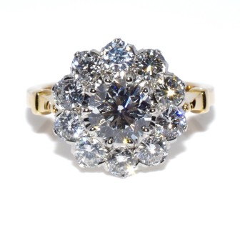 Engagement rings - Pompadour Diamond Ring 