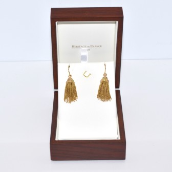 Antique jewelry - Pompon earrings