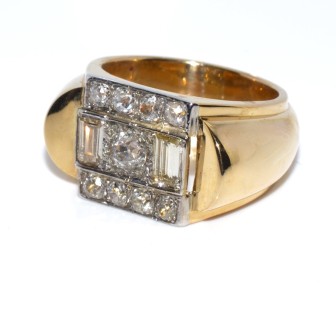 Antique jewelry - Tank Ring