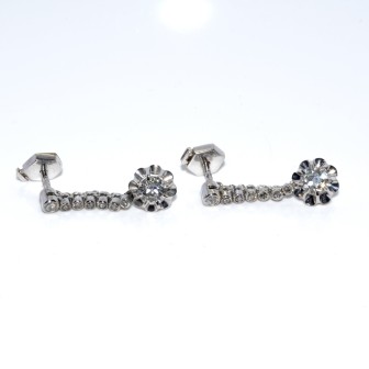 Antique jewelry - Diamond Earrings
