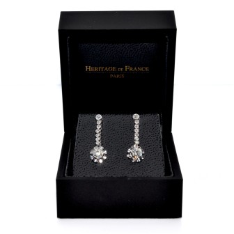 Antique jewelry - Diamond Earrings