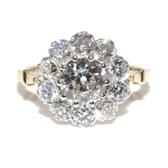 Engagement rings - Pompadour Diamond Ring 