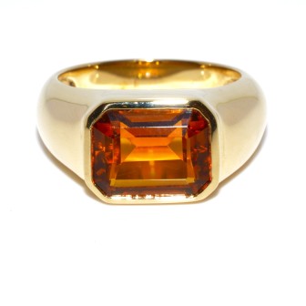 Antique jewelry - Vintage Citrine Ring 