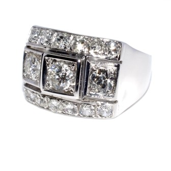 Antique jewelry - Art Deco Diamond Ring 