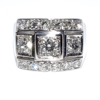 Antique jewelry - Art Deco Diamond Ring 