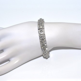 Antique jewelry - Vintage Diamond Bracelet