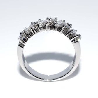 Engagement rings - Diamond Half Band Ring