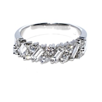 Engagement rings - Diamond Half Band Ring