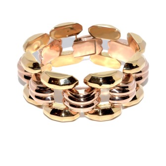 Antique jewelry - Tank Bracelet 