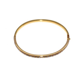 Recent jewelry - Gold and Diamonds Cuff Bracelet