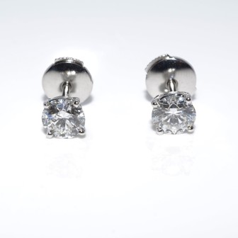Antique jewelry - Diamond Earrings