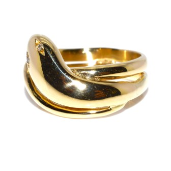 Antique jewelry - Gold Snake Ring