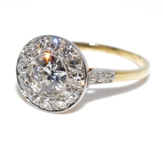 Antique jewelry - Cluster Diamond Ring 
