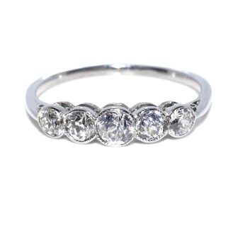 Antique jewelry - Diamond Band Ring