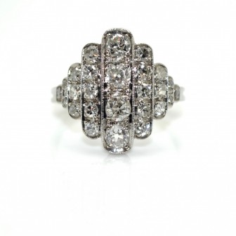 Antique jewelry - Art Deco Diamond Ring 