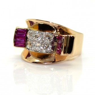 Engagement rings - Diamonds Tank Ring