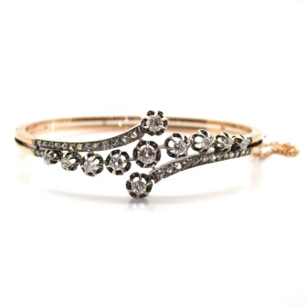 Antique jewelry - Napoléon III Cuff Bracelet