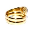 Antique jewelry - Gold and Diamond Snake Ring