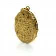 Antique jewelry - Antique Gold Frame Pendant