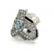 Antique jewelry - Rose cut Diamond Clip