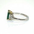 Recent jewelry - Emerald and Baguette Diamonds Ring 