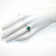 Recent jewelry - Emerald and Baguette Diamonds Ring 