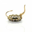 Antique jewelry - Dormeuses Diamonds and Sapphires Earrings