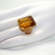 Antique jewelry - Citrine Vintage Ring