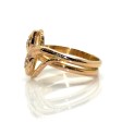 Antique jewelry - Gold and Diamonds Snake Ring