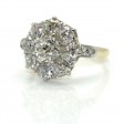 Antique jewelry - Diamond Pompadour Ring