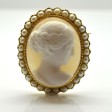 Antique jewelry - Cameo Brooch