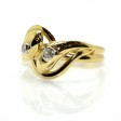 Antique jewelry - Gold and Diamond Snake Ring 