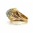 Antique jewelry - Gold and Diamond Dome Ring