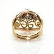 Antique jewelry - Gold and Diamond Dome Ring