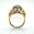 Antique jewelry - Gold and Diamond Dome Ring