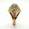 Antique jewelry - Gold and Diamond Dome Ring