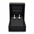 Antique jewelry - Dormeuses Diamond Earrings