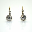 Antique jewelry - Dormeuses Diamonds Earrings