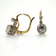 Antique jewelry - Dormeuses Diamonds Earrings