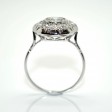 Antique jewelry - Diamond Art Deco Cluster Ring