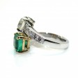 Recent jewelry - Diamond and Emerald Toi et Moi Ring 