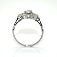 Antique jewelry - Diamond Art Deco Cluster Ring 