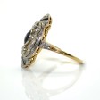 Antique jewelry - Diamond and Sapphire Ring 