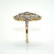 Antique jewelry - Diamond and Sapphire Ring 