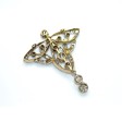 Antique jewelry - Belle epoque Diamond Pendant, circa 1920