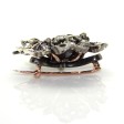 Antique jewelry - Antique Diamond Flower Brooch