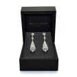 Antique jewelry - Art Deco Diamond Earrings 