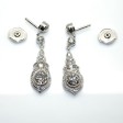 Antique jewelry - Art Deco Diamond Earrings 
