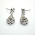 Antique jewelry - Art Deco Diamond Earrings 