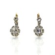 Antique jewelry - Dormeuses Diamond Earrings